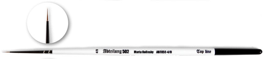 Abteilung 502 85040 4/0 Size Marta Kolinsky Top Line Brush