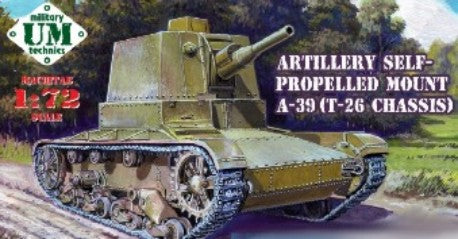 Unimodel 660 1/72 A39 (T26 Chassis) Soviet Artillery Self-Propelled Gun