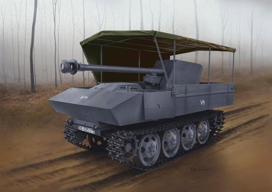 Dragon Models 6679 1/35 German RSO w/Canvas-Type Cover & 7.5cm Pak 40/4 Gun
