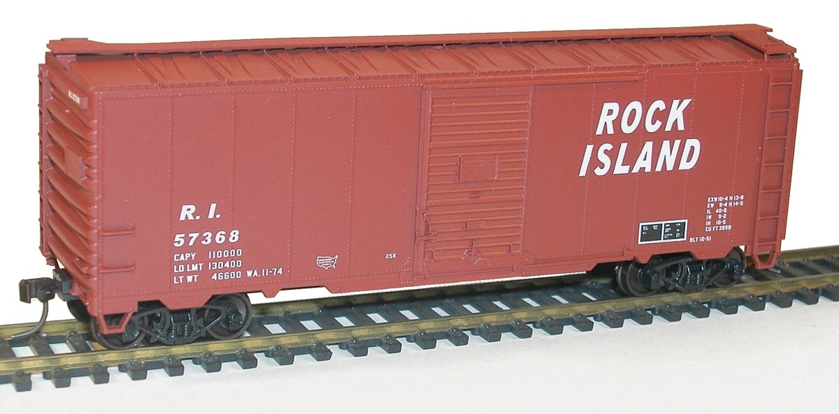 Accurail 12291 Ho 40' Steel Boxcar Green Ri