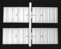 Accurail 113 HO Scale Superior Panel Doors pkg(4) -- 6'
