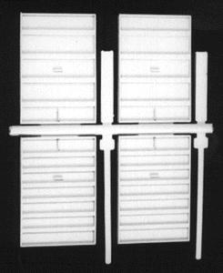 Accurail 114 HO Scale Superior Panel Doors pkg(4) -- 7'