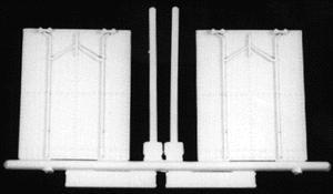 Accurail 115 HO Scale Plug Doors pkg(4) -- 8'