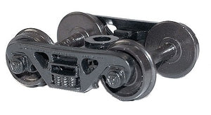Accurail 152 HO Scale Roller Bearing Truck Sideframes Only -- Black pkg(100)