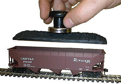 Accurail 353 HO Scale Coal Loads pkg(48) w/Load Removal Magnet -- Fits Accurail 7500 Series Triple & Quad Hoppers (Sold Separately) & Others