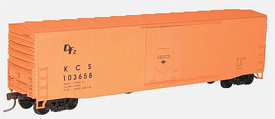 Accurail 5822 HO Scale 50' Welded-Side Plug-Door Boxcar - Kit -- Kansas City Southern #105482 (Boxcar Red)