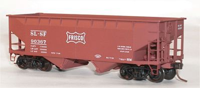 Accurail 7708 HO Scale 50T Os Twin HOpper Frisco