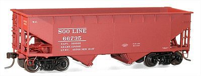 Accurail 7722 HO Scale Os Twin HOppers Soo