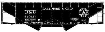 Accurail 7737 HO Scale Offset Twin HOpper B&O