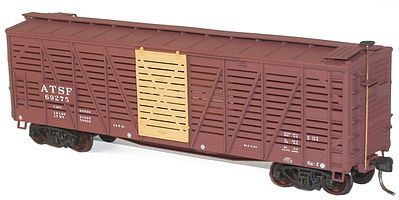 Accurail 8023 HO Scale 40'Wood Stock Car Atsf 3#Se