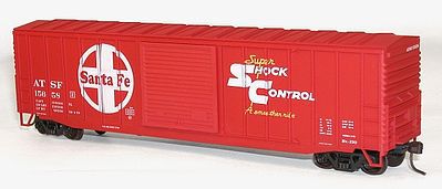 Accurail 8030 HO Scale 50'Steel Boxcar Atsf 3#Set