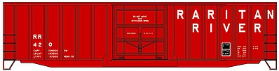 Accurail 80901 HO Scale 50'Per Diem Boxcar Raritan
