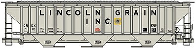 Accurail 80913 HO Scale Ps Cvd HOpper Lincoln Grain