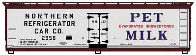 Accurail 80961 HO Scale 40'Wd Dairy Reefer Pet Milk