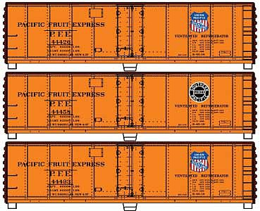 Accurail 8109 HO Scale 40'Steel Reefer Pfe 3#Set