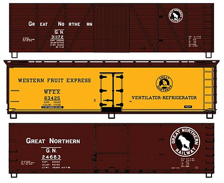 Accurail 8110 HO Scale Dd 50'Steel Box/Reef Gn 3#S