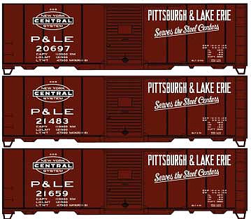 Accurail 8111 HO Scale 40' Steel Bxcar P&Le #3S