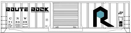 Accurail 81123 HO Scale 50'Ext Ps Boxcar Ri C&Nw