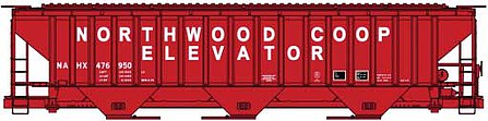 Accurail 81141 HO Scale Ps Cvd HOpper Northwood