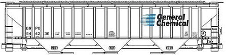 Accurail 81142 HO Scale Ps Cvd HOpper Gen Chem
