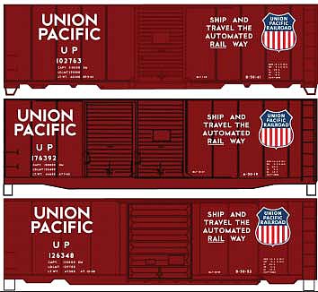 Accurail 8115 HO Scale 40'Steel Boxcar Up 3#Set