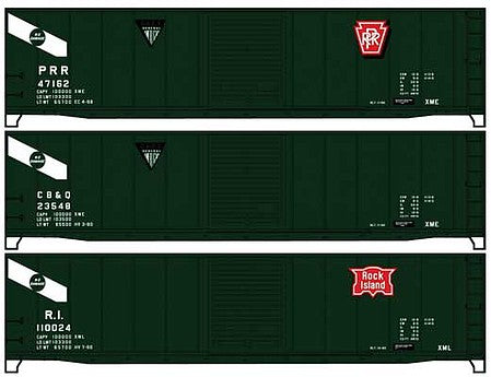 Accurail 8121 HO Scale 50' Steel Bxcar General American 3#St