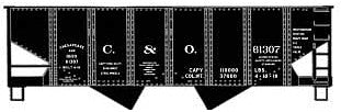Accurail 81291 HO Scale Usra Twin HOpper C&O