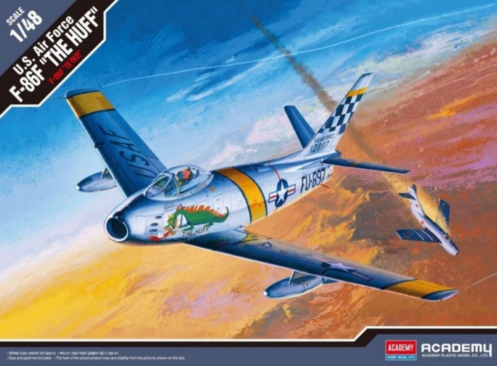 Academy 12234 1/48 F86F The Huff USAF Fighter