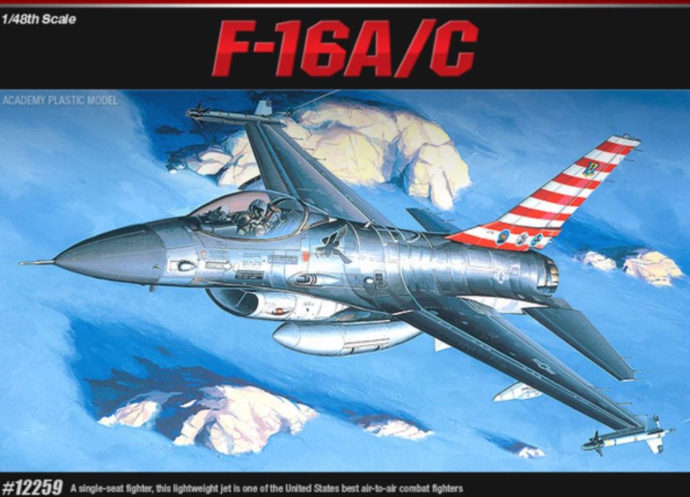 Academy 12259 1/48 F16A/C Falcon Fighter