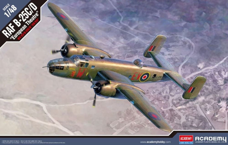 Academy 12339 1/48 B25C/D RAF Bomber European Theatre