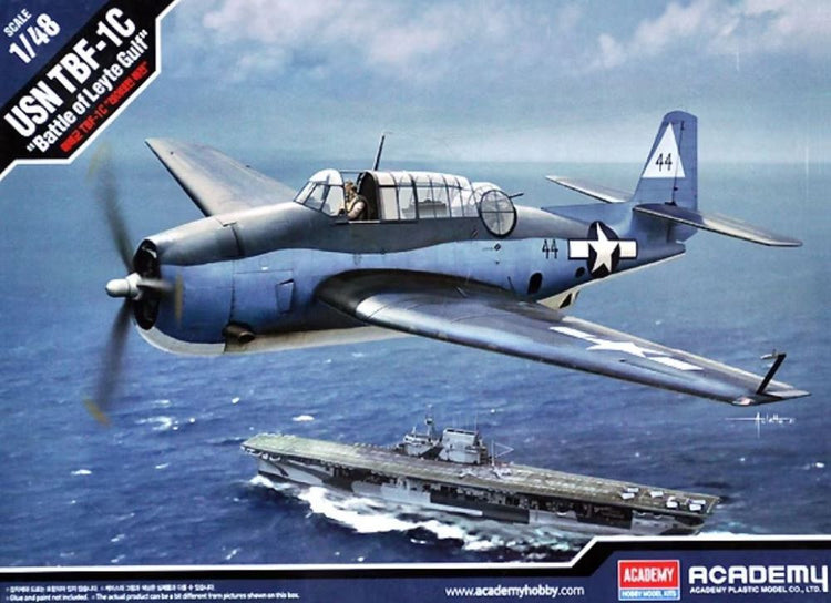 Academy 12340 1/48 TBF1C USN Torpedo Bomber Battle of Leyte Gulf