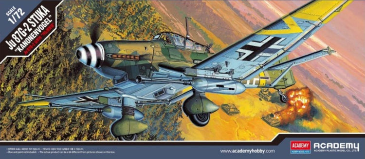 Academy 12404 1/72 Ju87G2 Stuka Kanonen Vogel Aircraft