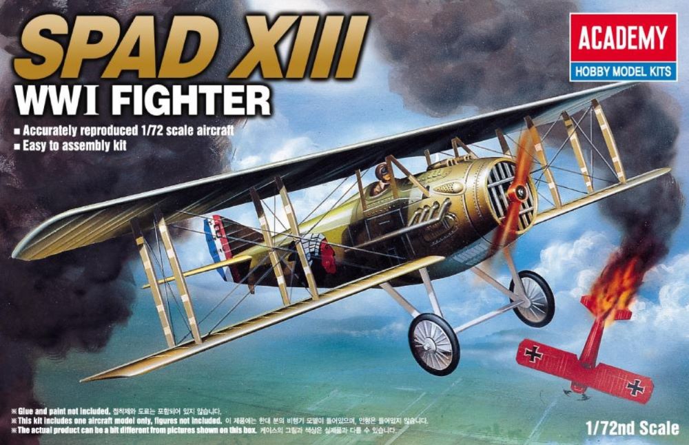Academy 12446 1/72 WWI Spad XIII RAF Fighter