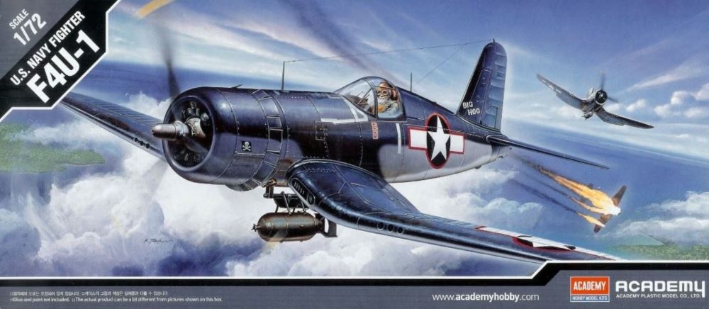 Academy 12457 1/72 F4U1 Corsair USN Fighter