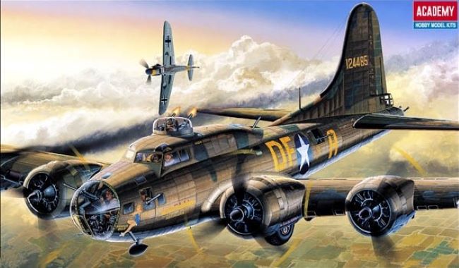 Academy 12495 1/72 B17F Memphis Belle Aircraft