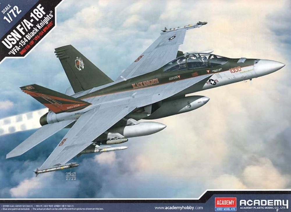 Academy 12577 1/72 F/A18F VFA154 Black Knights USN Fighter