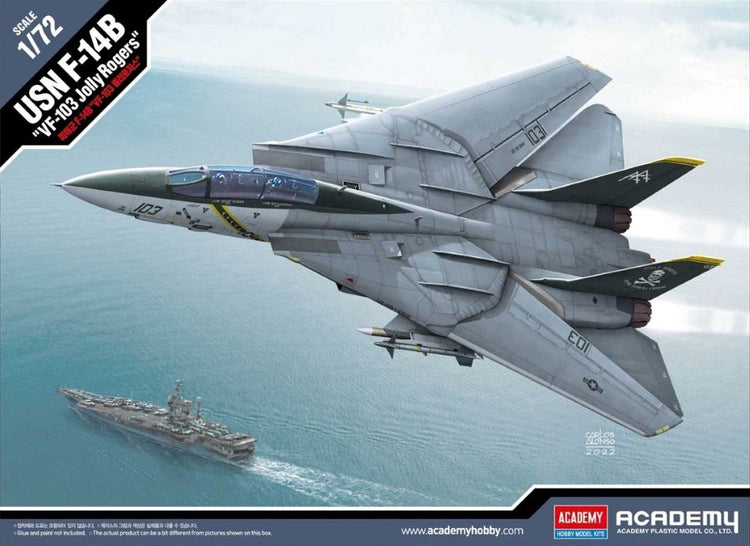 Academy 12578 1/72 F14B VF103 Jolly Rogers USN Fighter