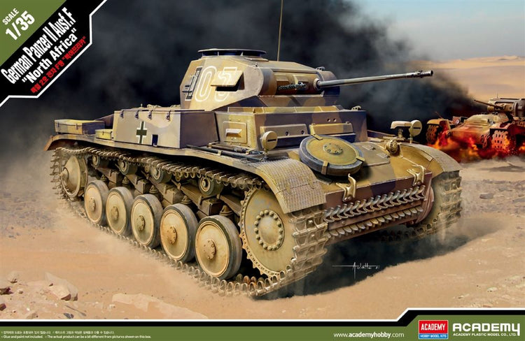 Academy 13535 1/35 German Panzer II Ausf F Tank North Africa