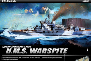 Academy 14105 1/350 HMS Warspite Queen Elizabeth Class Battleship