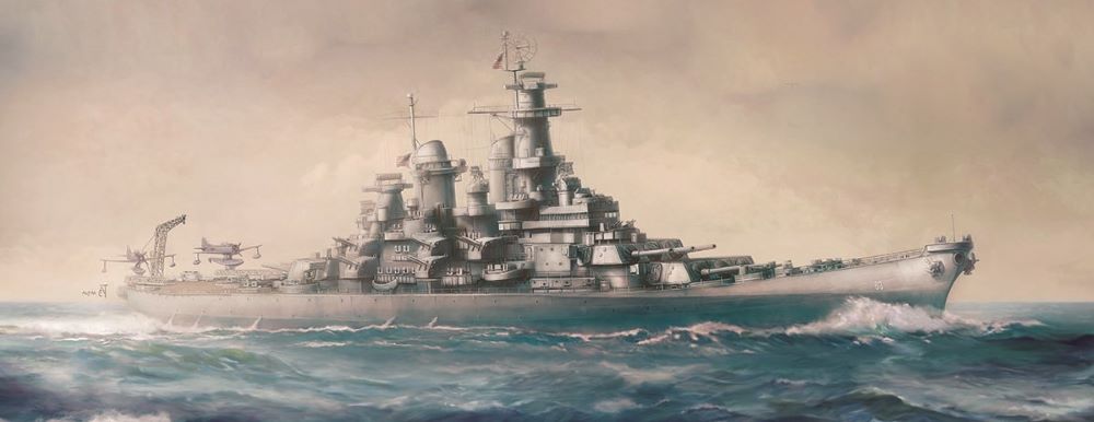 Academy 14222 1/700 USS Missouri BB63 Mighty Mo Battleship