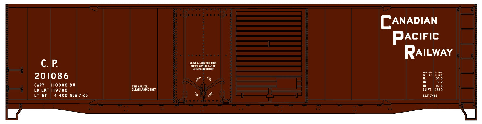 Accurail 5327 Ho 50'Combo Dr Boxcar Cp
