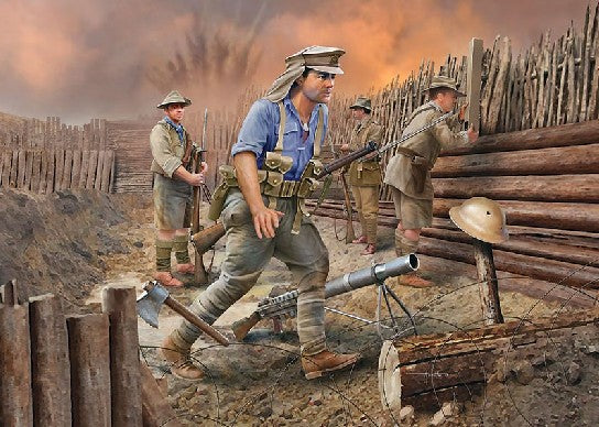 Revell 2618 1/35 ANZAC Infantry 1915 (4) (Ltd) (D)