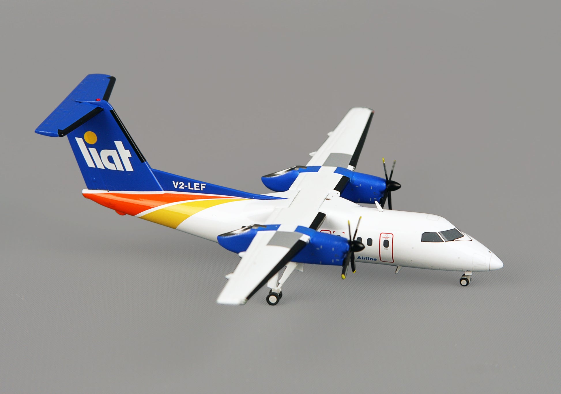 Gemini Jets 1/200 G2LIA119 Gemini200 Liat Dash8-100 1/200 Reg#V2-Lef (**)
