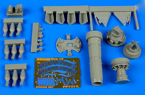 Aires 7317 1/72 MiG15bis Engine Set For EDU (D)