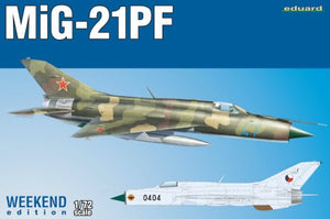 Eduard 7455 1/72 MiG21PF Soviet Cold War Jet Fighter (Wkd Edition Plastic Kit)