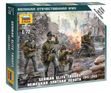 Zvezda 6180 1/72 German Elite Troops 1941-43 (5) (Snap)