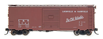 Intermountain Railway 45462 HO Scale 40' PS-1 Boxcar - Ready to Run -- L&N Boxcar Red with white lettering "Old Reliable"
