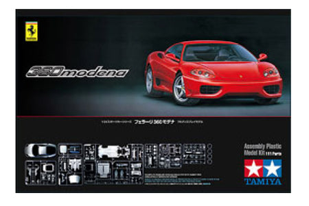 Tamiya 24298 1/24 Ferrari 360 Modena Sports Car (Molded in Red)
