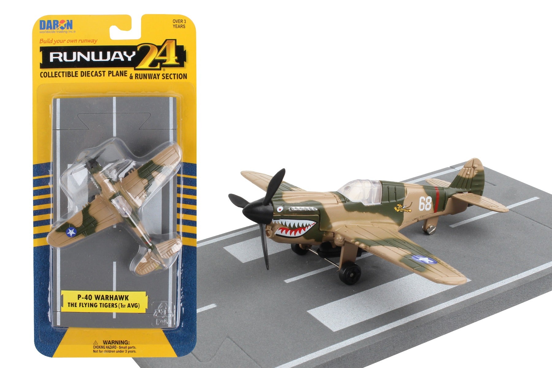 Daron Runway 24 RW185 Runway24 P40 Flying Tigers