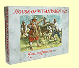 A Call To Arms 59 1/72 English Civil War: 1642 Royalist Artillery (16 & 4 Cannons)